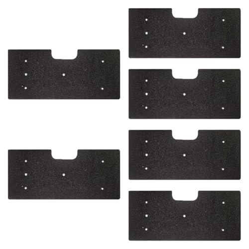 Bothyi Tumble Dryer Base Filters Replaces Accs Reusable Foam Filters Spare Parts for Air Conditioners GE Profile Washer and Dryer Combo, 6 pieces