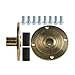 YC Yier 2pcs 23 Tooth Spline 4 Stud Wheel Rear Axle Hub for ATV Quad Bike Dune Buggy Go Kart Golf Cart Four Wheelers Tricycle Trike DIY Parts
