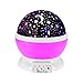 SlowTon 3 Modes Starry LED Night Light Lamp - Pink