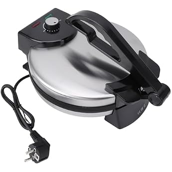 Roti-Maker 1800 Watt Power Double Sided Heater Tortilla Machine Robust Construction Aluminium Alloy Chapati Maker Anti-scalding and Non-Slip