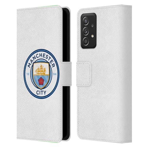 Coque cuir Manchester City Galaxy A53 étui de protection haut de gamme