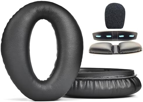Replacement Ear Seals, Foam Pads, And Headband Cushion For Lightspeed Zulu Aviation Headsets