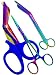 PREMIUM Multi Titanium Lister Bandage Scissors 7.25 inch plus Straight Hemostat plus EMT Shears CYNAMED
