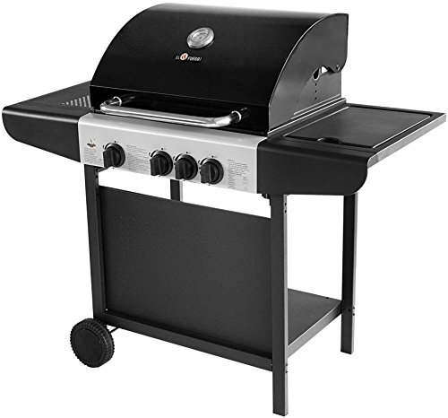 Preisvergleich Produktbild El Fuego® Gasgrill Texas, Schwarz, 122x107x58 cm