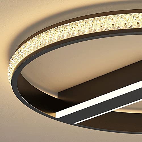 Plafonnier LED géométrique dimmable avec télécommande pour salon - 2