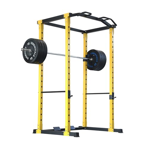 CAP Barbell Power Rack with Cable Crossover Pulley System