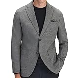 PANVER Men'S Blazer Men Banquet Temperament Trend Suit Jacket Men Regular Fit Lapels Fashion Suit Men Business Casual Comfortable Longsleeve Suit A-09 S
