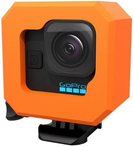 Vista 4 de CoyKtonty - Funda flotante naranja para GoPro Hero 11, accesorios de mini cámara color negro, funda protectora flotante para GoPro 11 negra
