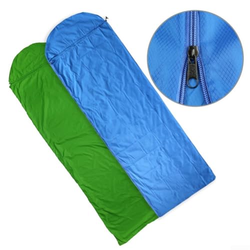 Cubierta portátil para bolsa de dormir ultraligera bivy sack impermeable nylon sistema de dormir forro refugio de supervivencia compacto equipo de senderismo impermeable para mochila (Azul) miniatura 5