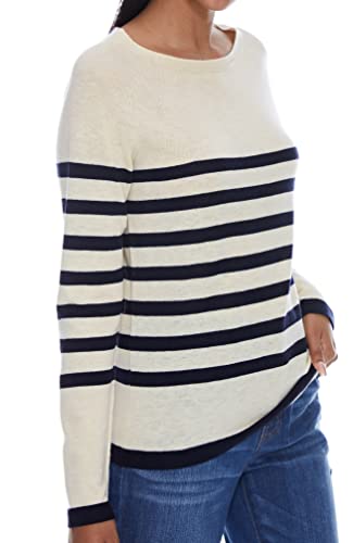 Gil’b 3D Knit Women’s Seamless Wool Blend Long Sleeve Lightweight Crewneck Sweater #TOP6