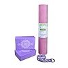 Complete-Yoga-Mat-Gift-Set-Unique-All-Over-Mandala-Print-Eco-Friendly-Non-Toxic-Yoga-Gift-Set-Kit-w-6mm-Yoga-Mat-2-Blocks-8-Strap-Artist-Designed-Yoga-Starter-Kit Complete 4 Piece Yoga Set | Unique All-Over Mandala Print | Eco-Friendly, Non-Toxic Yoga Kit | 6mm Yoga Mat | 2 Foam Blocks | 8 ft. Strap | Yoga Starter Kit | Yoga Gift Set for Beginners