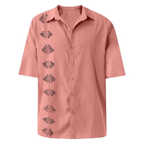 Men's Cuban Guayabera Shirts Breathable Button Down Light Colored Running Shirts for Men Short Sleeve Summer Cardigan2