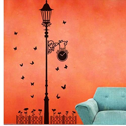 Zonster Réverbère Lampadaire Urbain Autocollants de décoration Murale de la Maison école Maternelle Chambre Wall Sticker