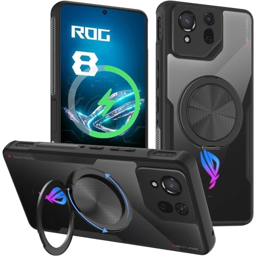 HikerClub Case for ROG Phone 8 and ROG 8 Pro (2024), 360 Rotatabl...