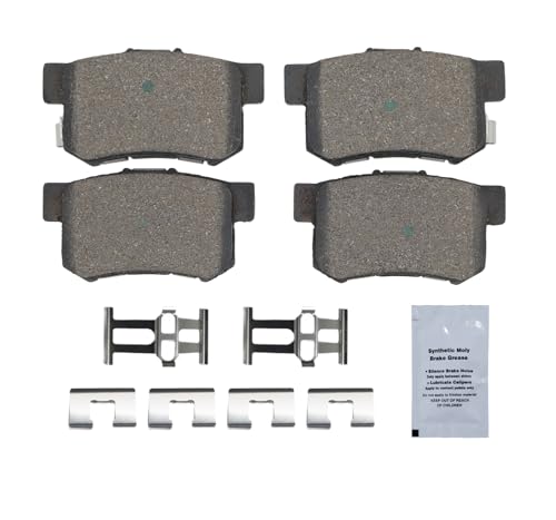 Image of HUSCH D1086 Rear Ceramic Brake Pads Kit Fit For Acura RDX 2010-2018, For Honda Accord Crosstour 2010-2011, For CR-V 2005-2016, For Crosstour 2012-2015
