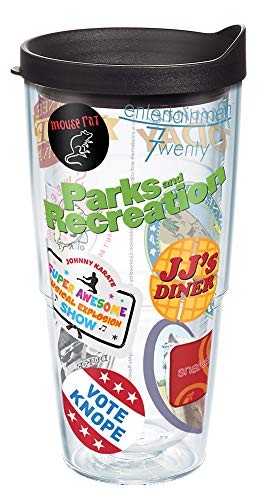 Tervis Made in USA Double Walled Parks and Recreation Insulated Tumbler Cup Keeps Drinks Cold & Hot, 24oz, Mash Up Tervis Made in USA Double Walled Parks and Recreation Insulated Tumbler Cup Keeps Drinks Cold & Hot, 24oz, Mash Up