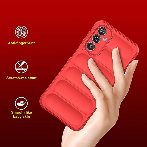 Image of amazon basics Back Case Cover for Samsung Galaxy A25 5G (Silicone Red)