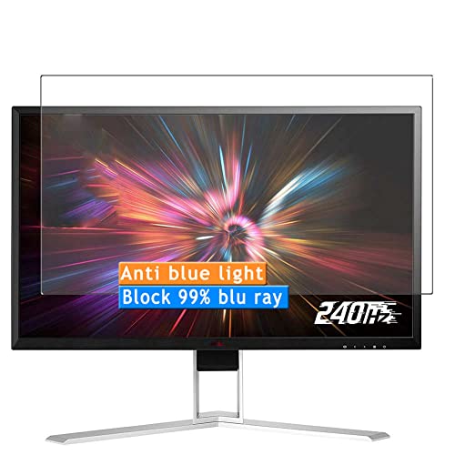 Vaxson 2-Pack Anti Blue Light Screen Protector, compatible with AOC Agon AG251FZ / AG251FG / AG251FZ2 25" Monitor, TPU Guard Film Protectors Sticker [NOT Tempered Glass] New