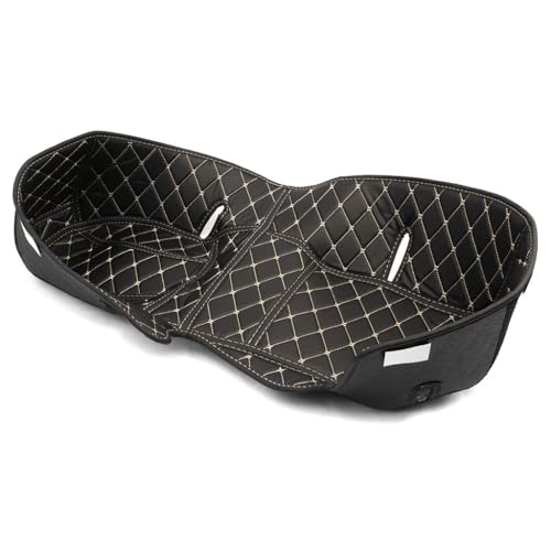 Doublure de coussin de siège de moto finition premium Black line