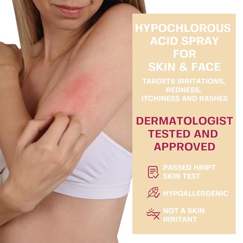 BASE LABORATORIES Hypochlorous Acid Spray for Face & Skin | Healing Topical Skin Repair Solution | Wounds, Irritations, Facial Cleanser, Eczema Treatment, Acne | Hypochlorous Acid Spray