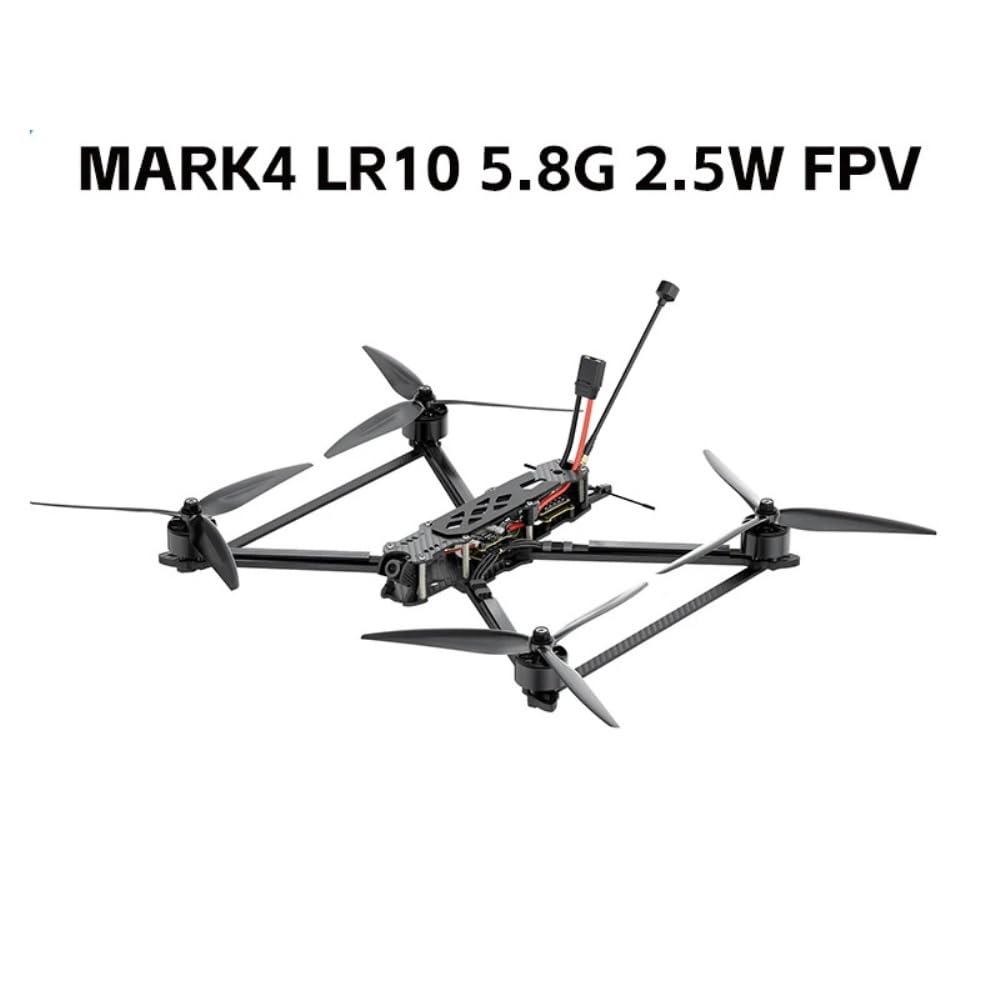 MARK4 LR10 2.5W LONGRANGE FPV F405 V2 FC EM3115 900KV 1050-3 TAKER H80_96K BLS 80A 4IN ESC Caddx H1