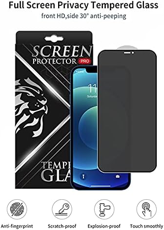 Privacy Anti Spy Screen Protector for iPhone 11 / XR - Genuine Tempered Glass Edition - Screen Guard Cover Compatible with iPhone 11 / XR 6.1 inch