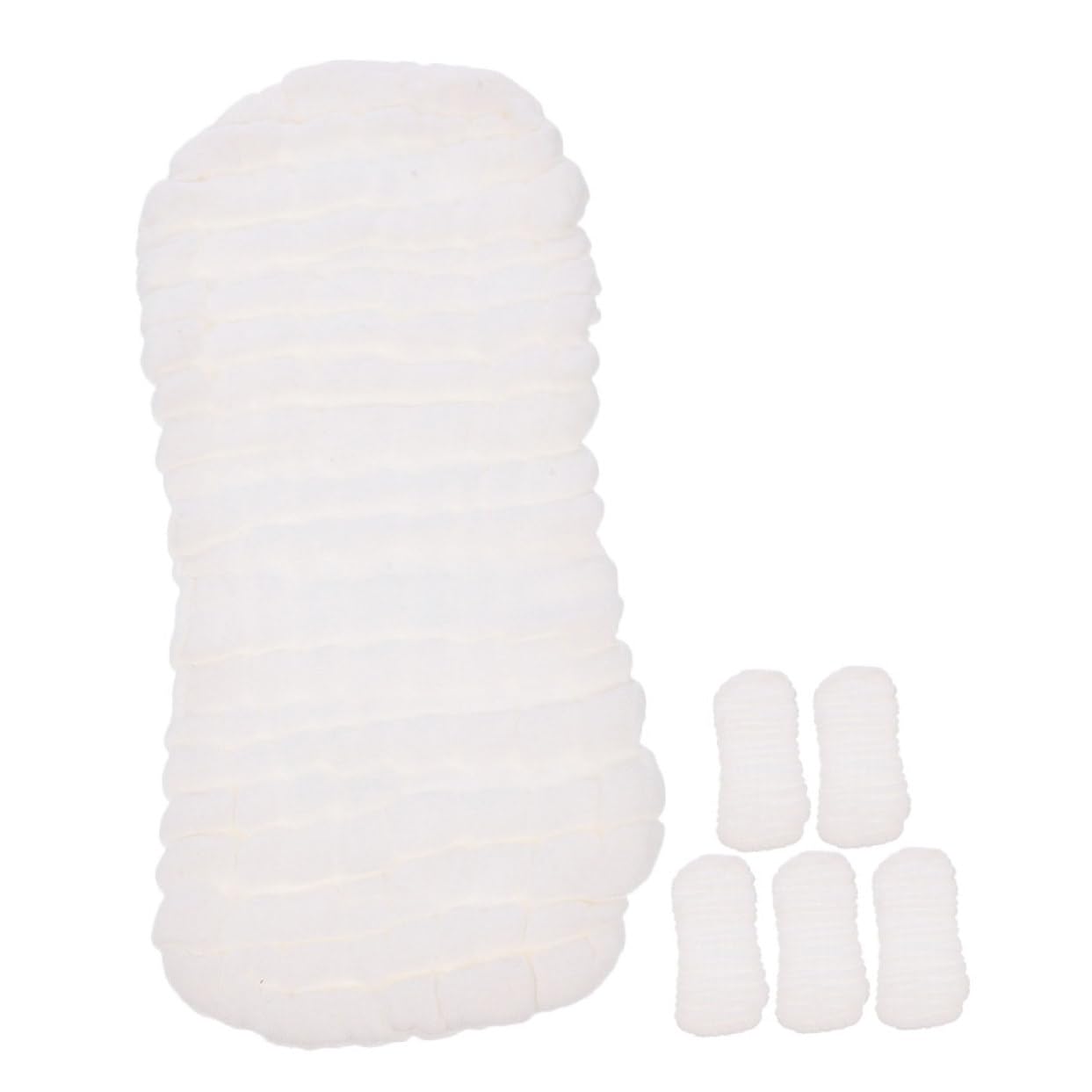 HANABASS 6Pcs Washable Diaper Liners Soft Cotton Cloth Inserts for Newborns Breathable and Gentle Delicate Skin Reusable Diaper Liners for Comfort and Care