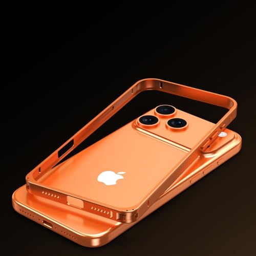 Coque iPhone 17 Air en métal titane bumper rigide de luxe - 2