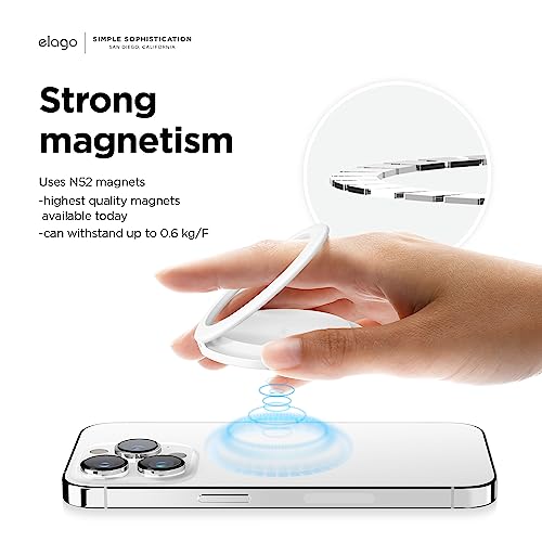 elago Magnetic Phone Ring Holder Compatible with MagSafe, 360 Rotating, Adjustable Flip Stand - Image 3