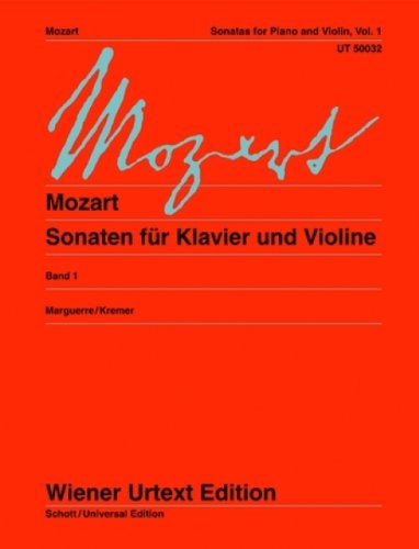 Mozart Violin Sonatas Volume 1 (Wiener Urtext Edition)