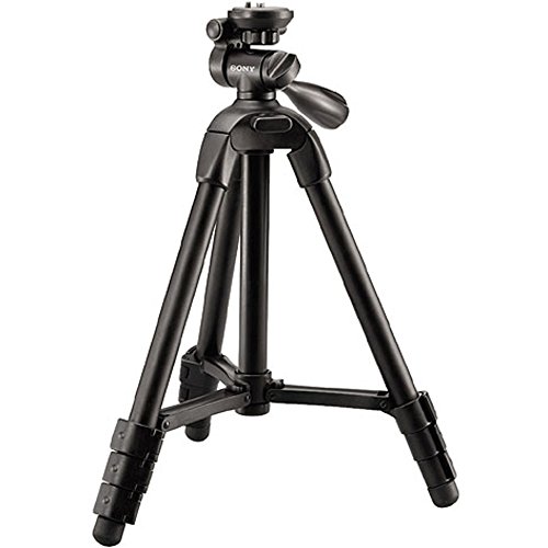 Sony VCT-R100 Lightweight Compact Tripod with 3-Way Pan/Tilt Head