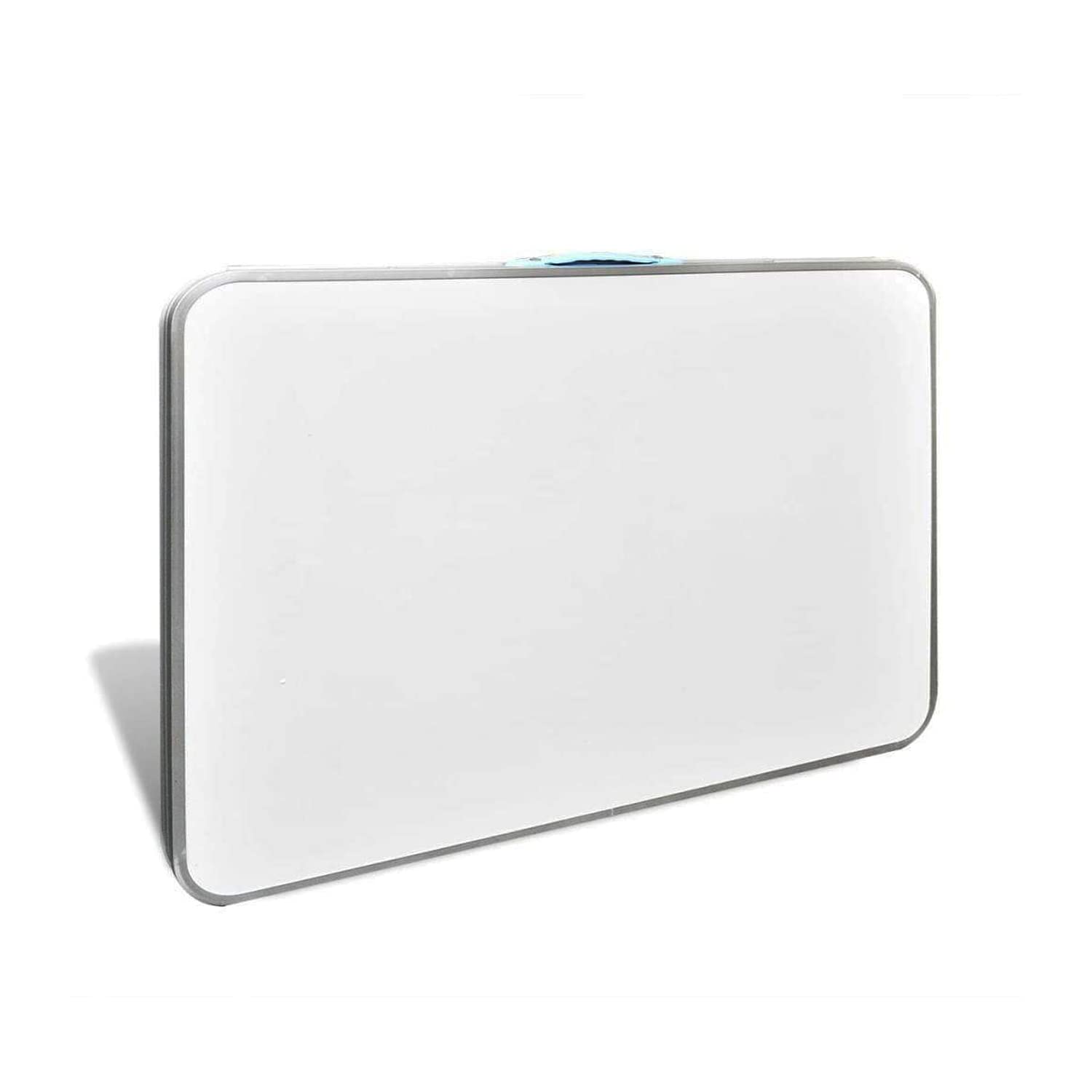 Mojawo - Set di 3 mobili da campeggio, in alluminio, 80 x 60 x 68 cm, 1 tavolo XL con maniglia e 2 sedie pieghevoli, colore: Verde lime