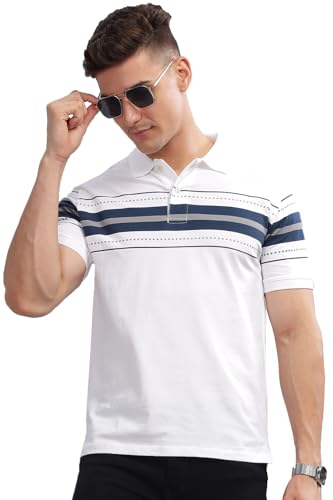 ADRO Regular Fit Polo T-Shirt for Men| Printed Polo T-Shirt | Cotton Polo T Shirt