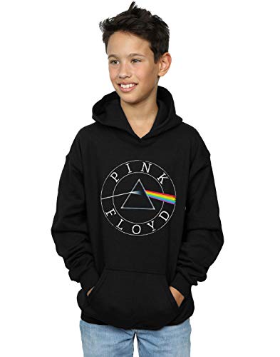 Absolute Cult Pink Floyd Boys Prism Circle Logo Hoodie Black 9-11 Years
