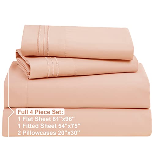 Nestl Full Size Sheet Sets 4 Piece Full Size Sheets