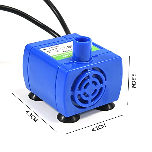 Bomba eléctrica sumergible para fuente de agua para gatos miniatura 6