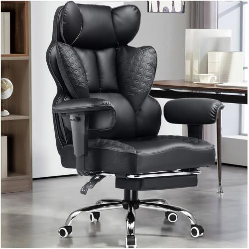 GTPLAYER Big and Tall Gaming Chair 400lbs with Foot Rest & Ergonomic Pocket Spring Lumbar Support - image 1
