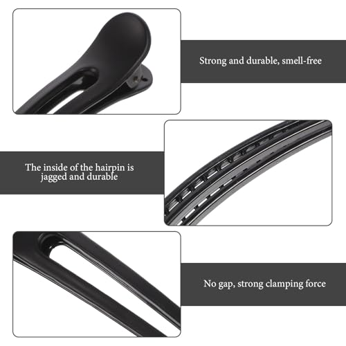 Pince cheveux noire creuse pour vos coiffures de bureau