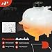 A-Premium Engine Coolant Overflow Recovery Reservoir Tank [with Cap] Compatible with Jeep Cherokee 2014-2018 & Chrysler 200 2015-2017, Naturally Aspirated