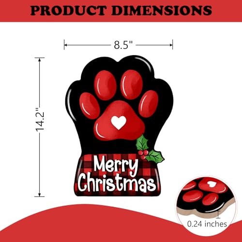 Merry-Christmas-Dog-Cat-Paw-Front-Door-Sign-Xmas-Buffalo-Plaid-Farmhouse-Wood-Door-Hanger-Outdoor-Porch-Decor-Winter-Holiday-Wooden-Wreath-Indoor-Wall-Hanging-Decoration-Pet-Lover-Gifts Merry Christmas Dog Cat Paw Front Door Sign Xmas Buffalo Plaid Farmhouse Wood Door Hanger Outdoor Porch Decor Winter Holiday Wooden Wreath Indoor Wall Hanging Decoration Pet Lover Gifts