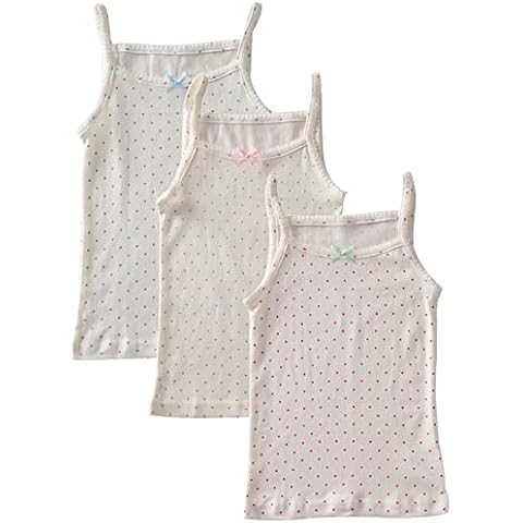 Vakobo Girls Tank Top Soft Cotton White Cover