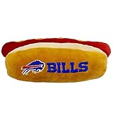 NFL Buffalo Bills HOT Dog Plush Dog & CAT Squeak Toy - Cutest HOT-Dog Snack Plush Toy for Dogs &...