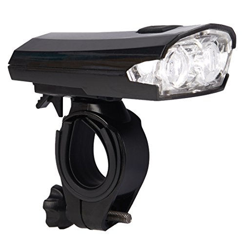 Ultrasport Faro de Bicicleta LED, batería Recargable de Ion Litio, fácil de...