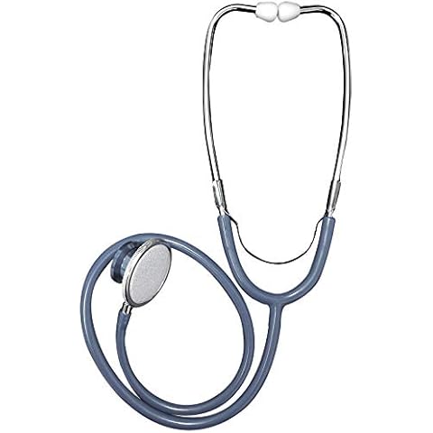 Dual Head Lightweight EMT Doctors Nurses Student Medical Stethoscope - Grey Cover