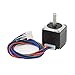 Iverntech Nema 11 Stepper Motor 28mm Body 1.8 Stepper Angle 0.8A 2 Phase 4-Lead with 50CM Cable for 3D Printer, CNC Machine and Robotics