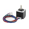 Iverntech Nema 11 Stepper Motor 28mm Body 1.8 Stepper Angle 0.8A 2 Phase 4-Lead with 50CM Cable for 3D Printer, CNC Machine and Robotics