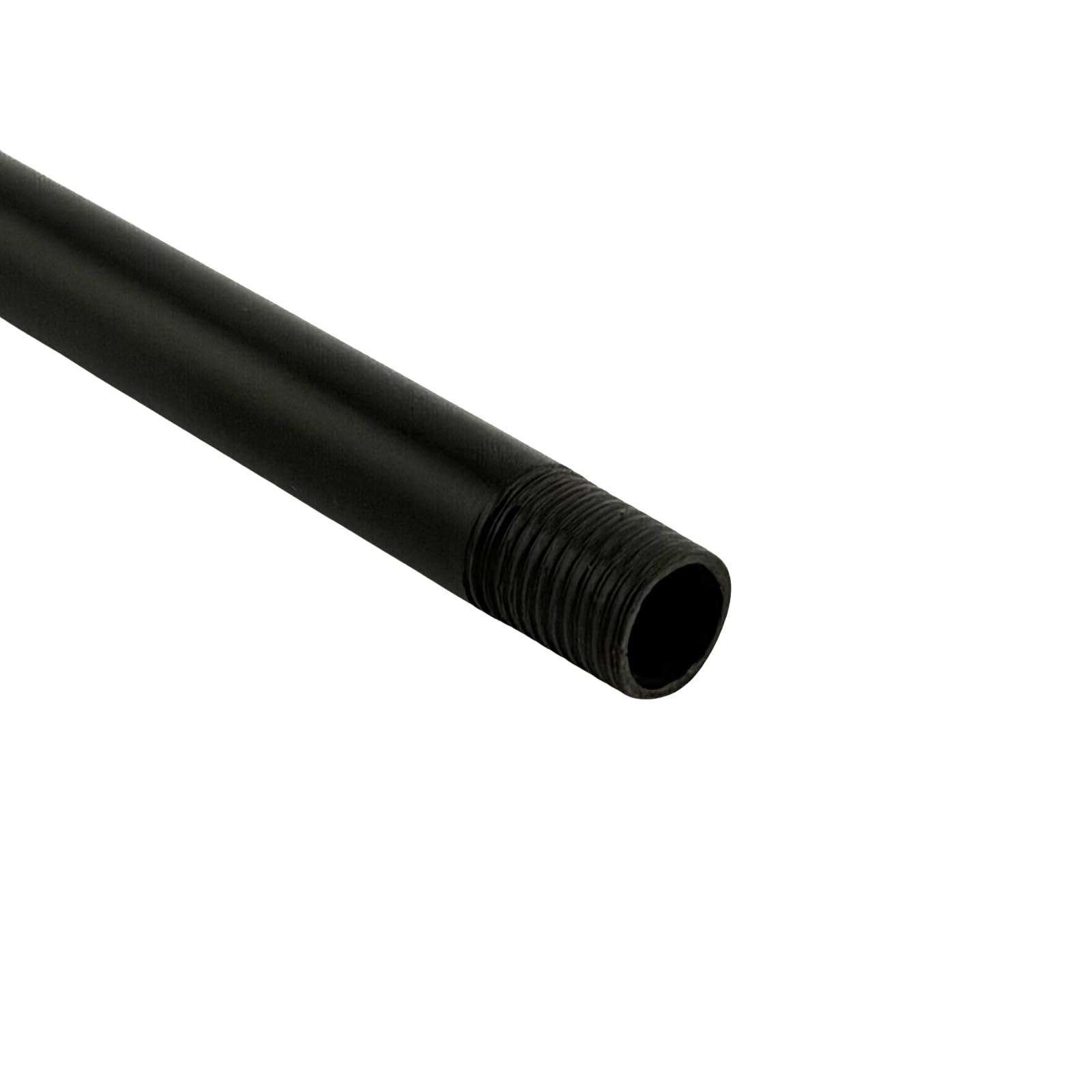 Orion Lightstyle Black Lamp Tube Lamp Pole Length 10 Cm Metal With M10 X 1 Thread (Diameter 10 Mm) On Both Sides For Lights Chandelier Pendant Lamps Light Tube