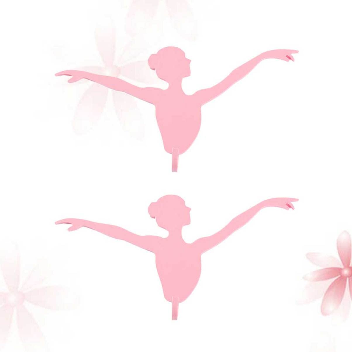 Alipis 4piezas Ganchos De Pared De Bailarina Creativos Para Colgar Toallas Paño De Limpieza y Diseño Elegante Para Decoración De Baño o Habitaciones