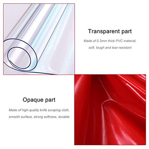 Cortinas divisorias impermeables de lona transparente protectora para pérgolas 3