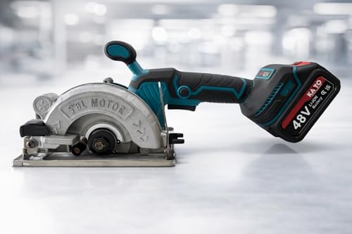 Image of KAITO Professional 4-in-1 Cordless Power Tool Combo Kit | 26mm Rotary Hammer, 125mm Angle Grinder, 5-Inch Circular Saw & 10mm Drill Driver | 4 Lithium-Ion Batteries, 2 Chargers & Carry Case